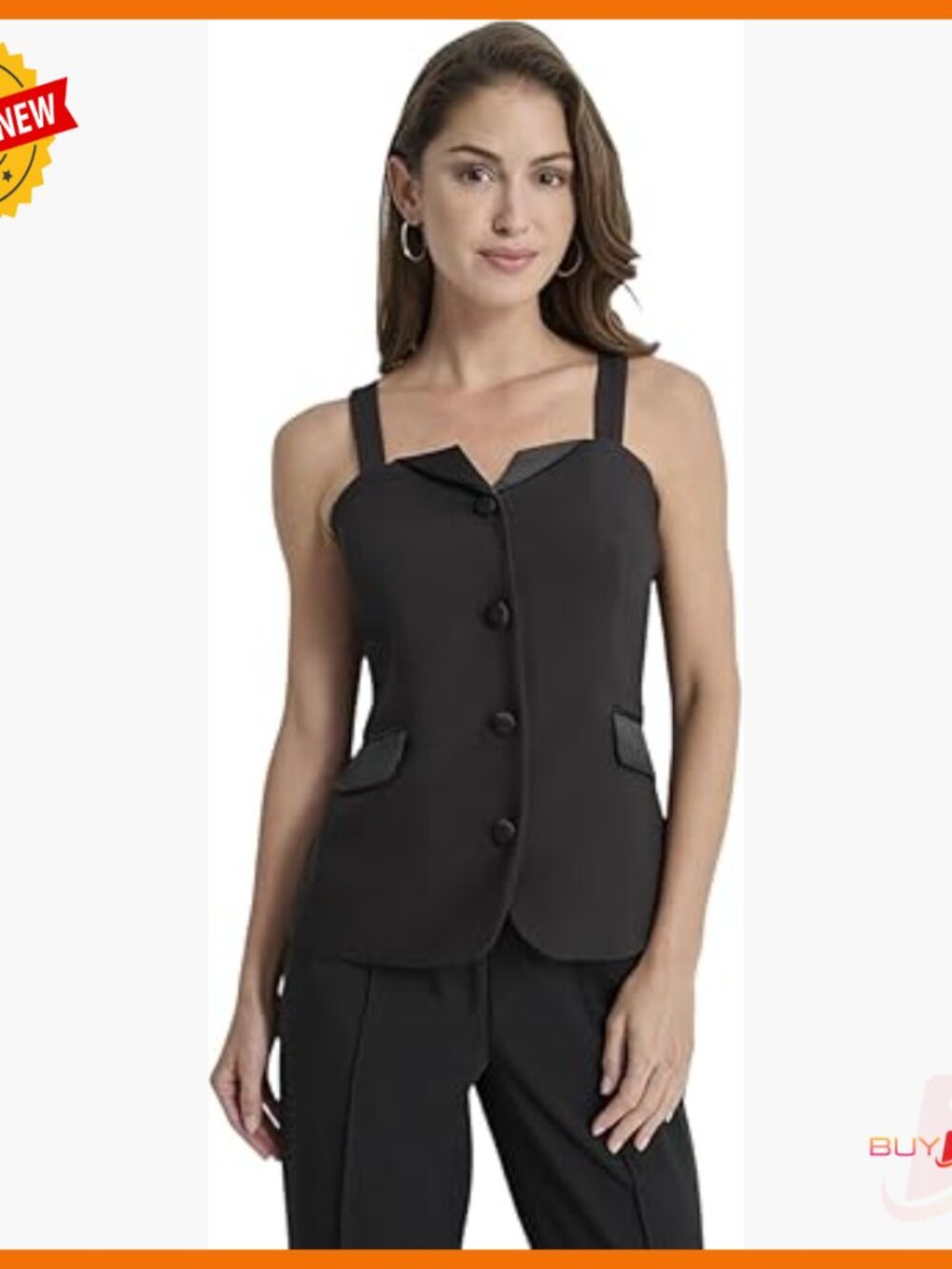 Strapless Bustier Jacket Top Button Down Formal Sleeveless